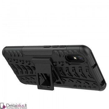Smūgiams atsparus dėklas - juodas (Xiaomi Redmi 9A) Smūgiams atsparus dėklas - juodas (Xiaomi Redmi 9A)